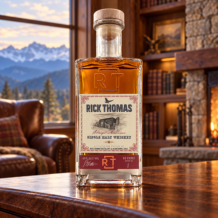 Rick Thomas Straight American Single Malt Whiskey